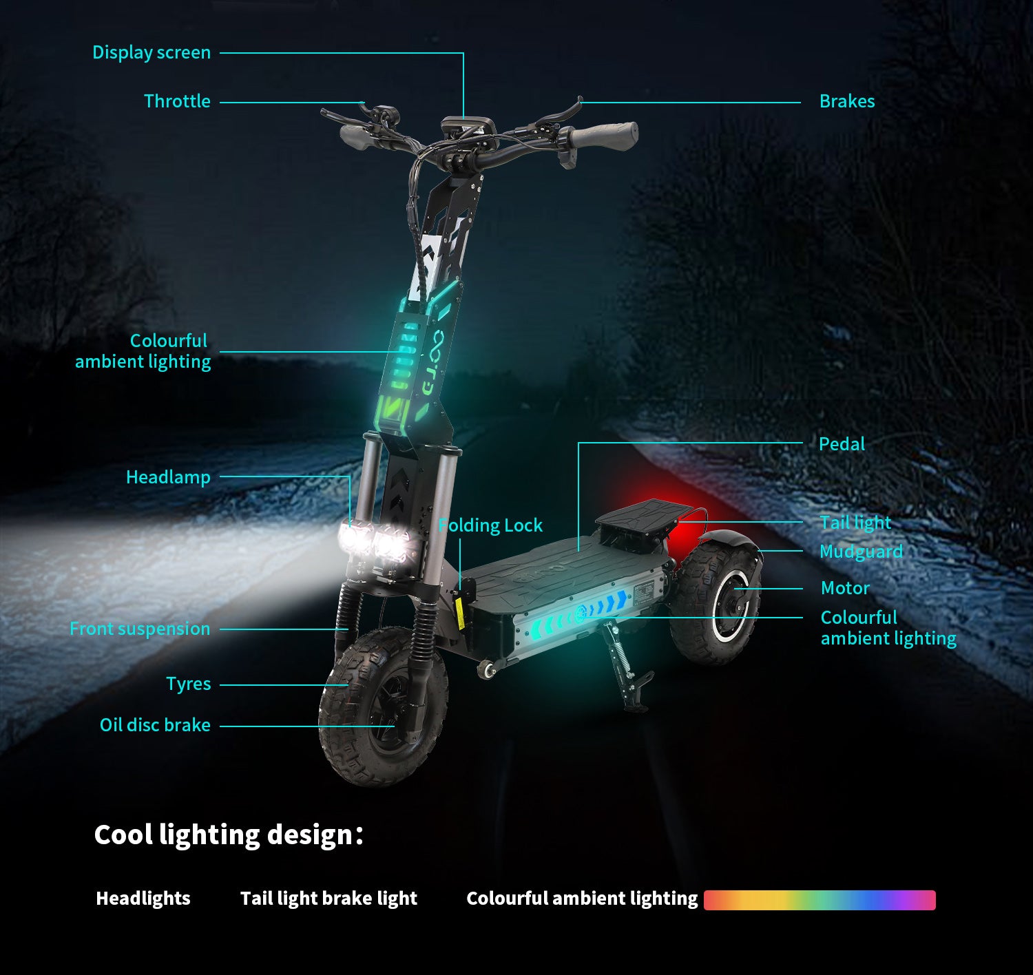 OOTD T30 3200W Electric Scooter OOTD T30 3200W Electric Scooter